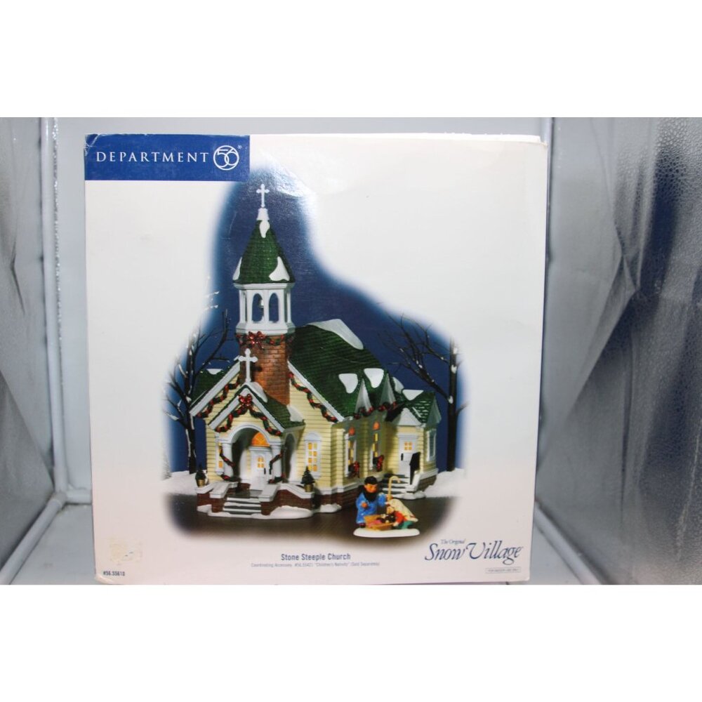 Dept 56 Snow Village - Stone Steeple Church
